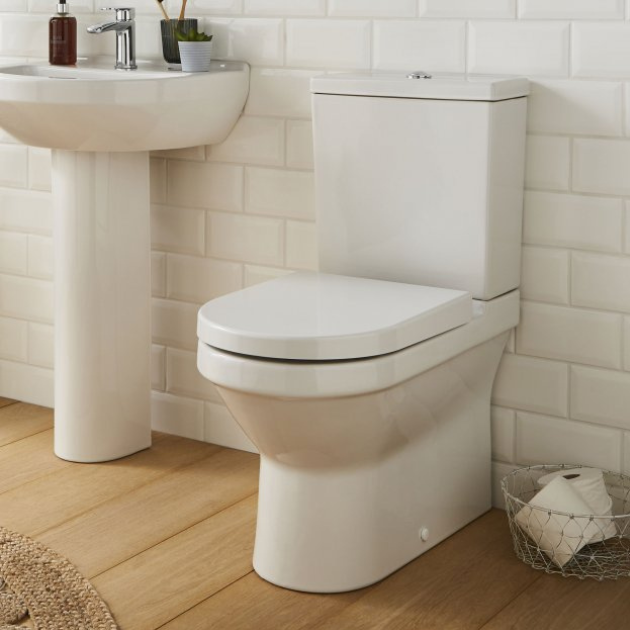 AquaLux Style Close Coupled Back to Wall Toilet
