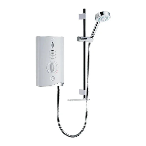 Mira Sport Max with Airboost 9.0kW White/Chrome Electric Shower