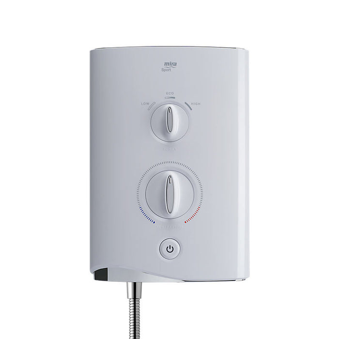 Mira Sport Multi-fit 9.8kW White/Chrome Electric Shower