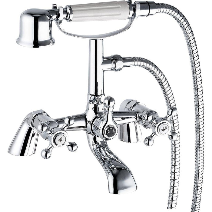 QX Victorian Bath Shower Mixer inc. Shower Kit