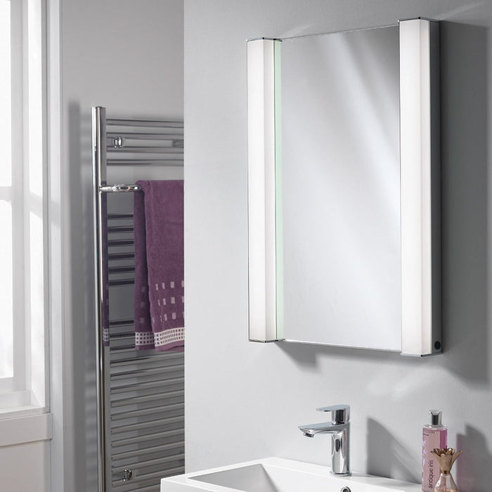 QX Incus Mirrored Cabinet 500 x 700mm