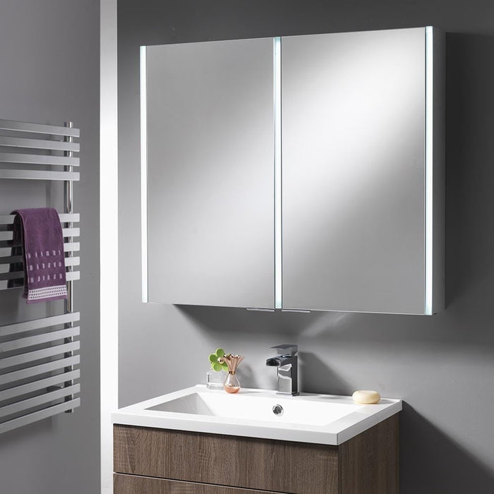 QX Calvus Mirrored Cabinet 600 x 700mm