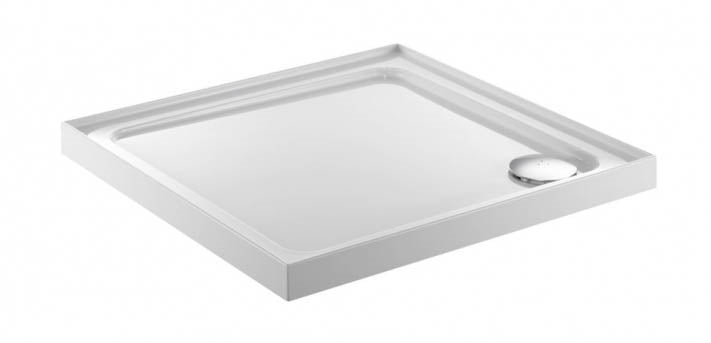 Just Trays Fusion Shower Tray Anti-Slip 4 Upstands (760 x 760mm)
