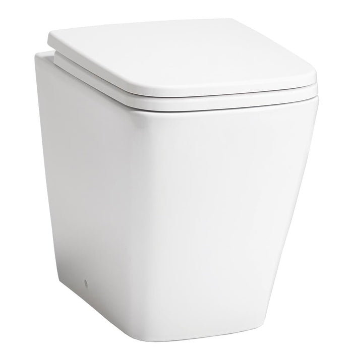 QX Charlotte Back To Wall Pan with Standard Soft Close Seat